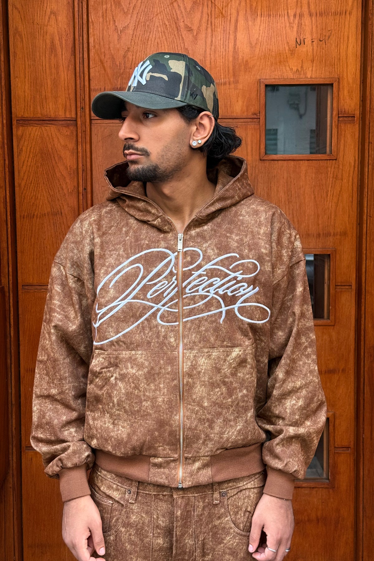 ENSEMBLE IMPRIME BROWN PERFECTION