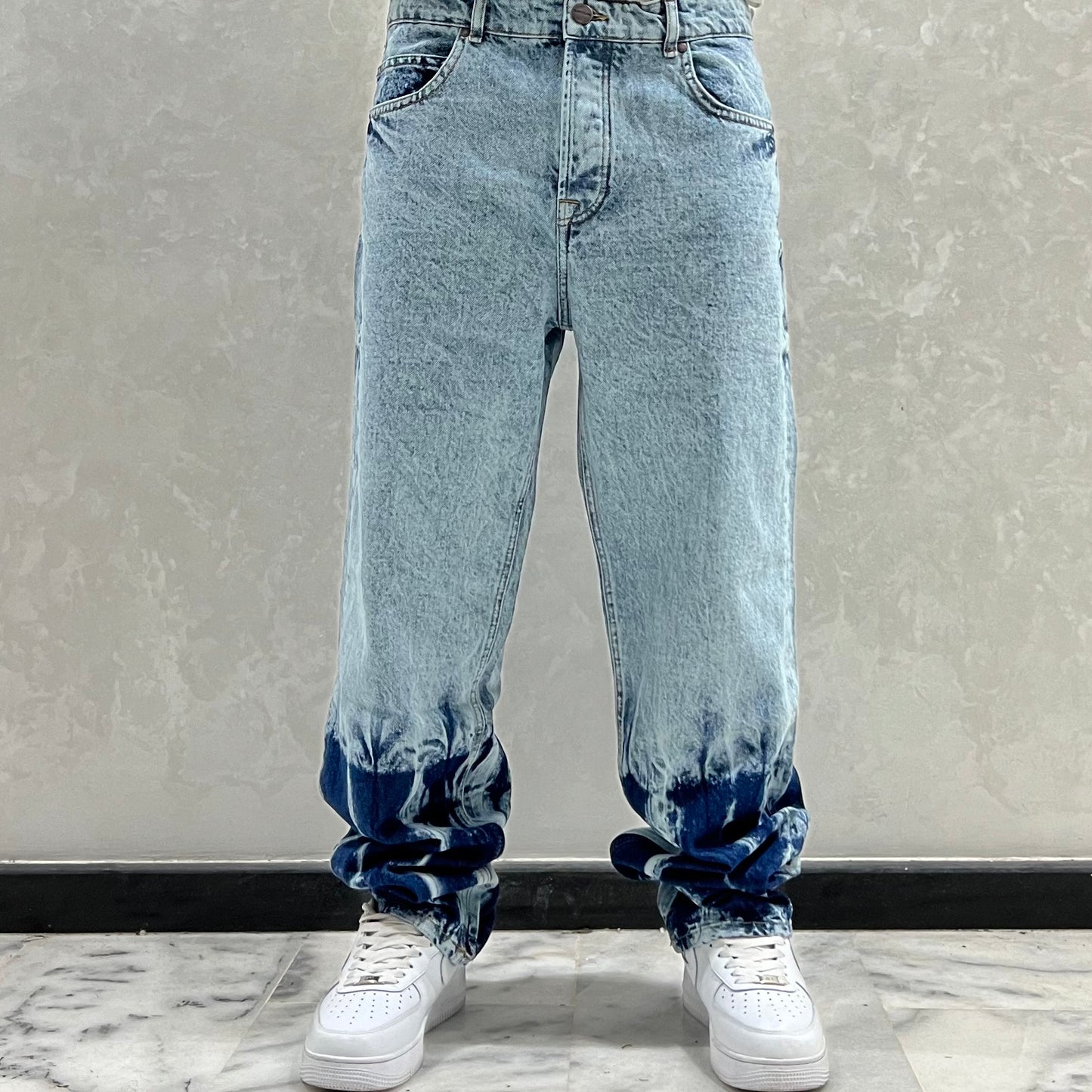 BAGGY JEANS BI (FIRE) delave
