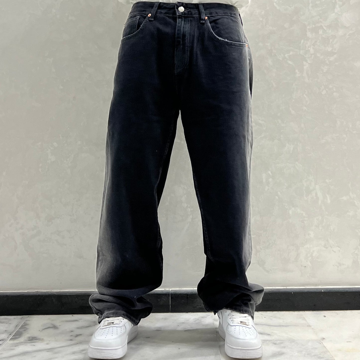 BAGGY JEANS NOIR DEGRADE