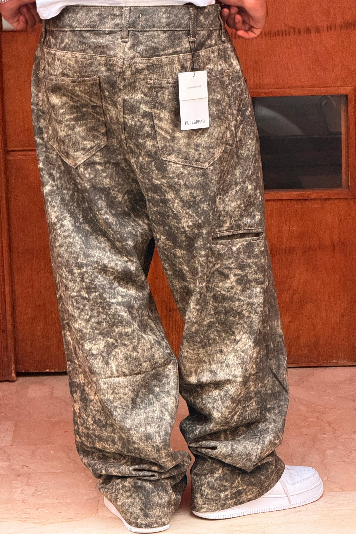 BAGGY JEANS IMPRIME GREEN