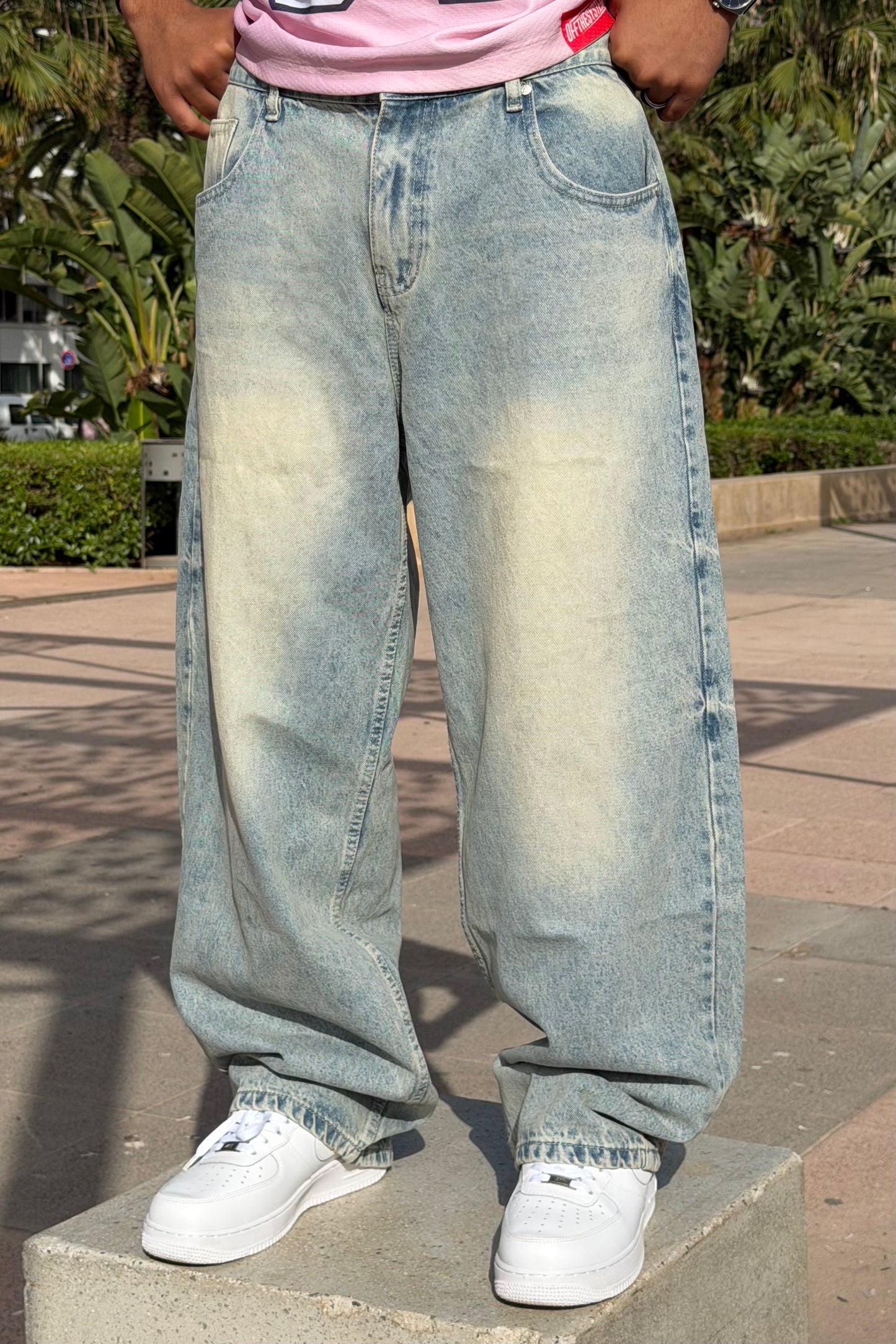 SUPPER BAGGY JEANS TORNADO STYLE DIRTY CLAIR