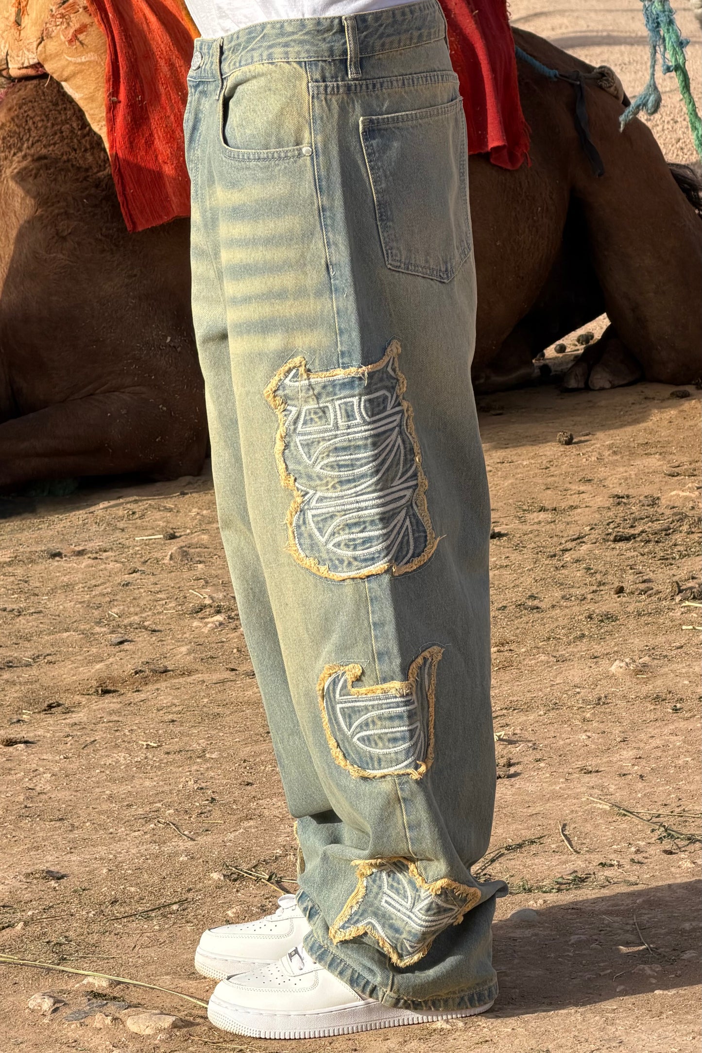 BAGGY JEANS L’INTROUVABLE (DIRTY VERT)