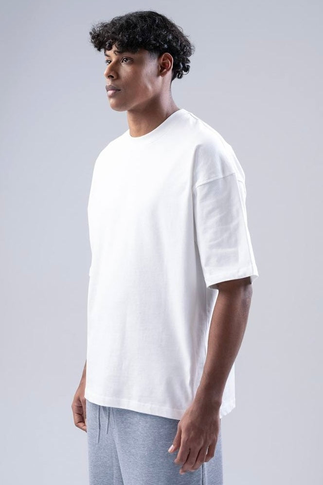 T-SHIRT BASIC OVERSIZE BLANC