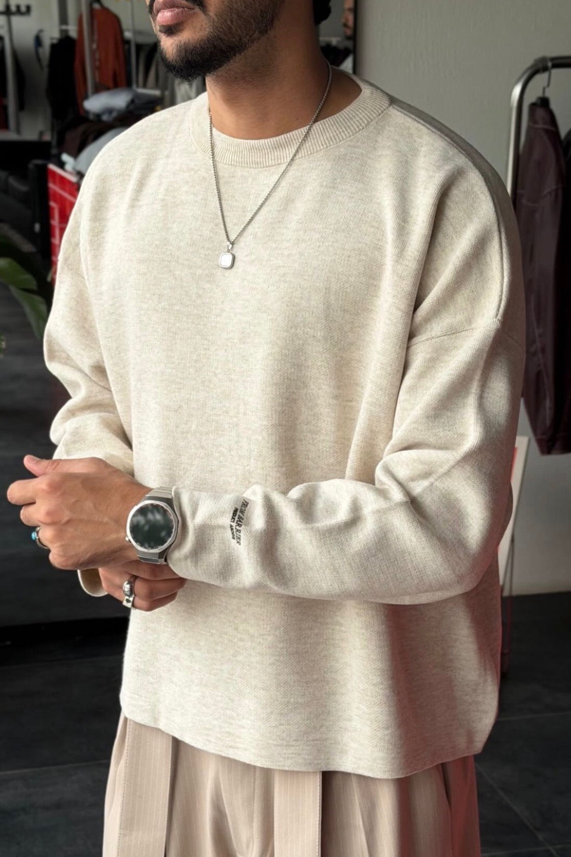 JUMPER OVERSIZE BEIGE BR 50-34