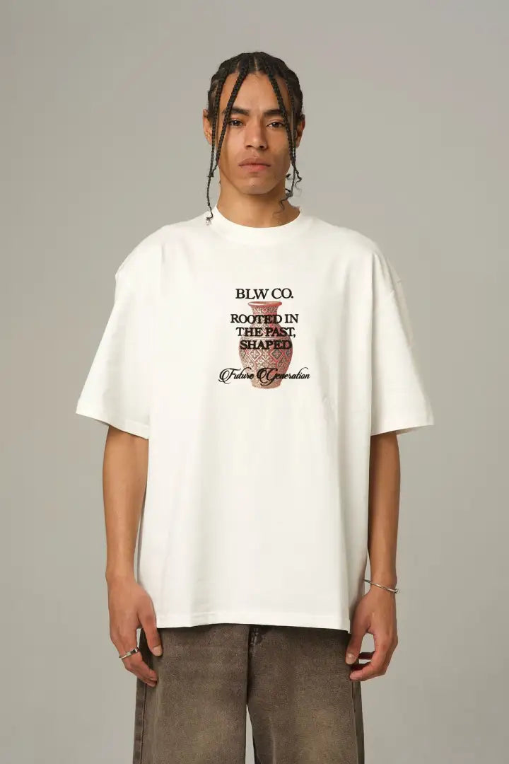 T-SHIRT BU WHITE T-44