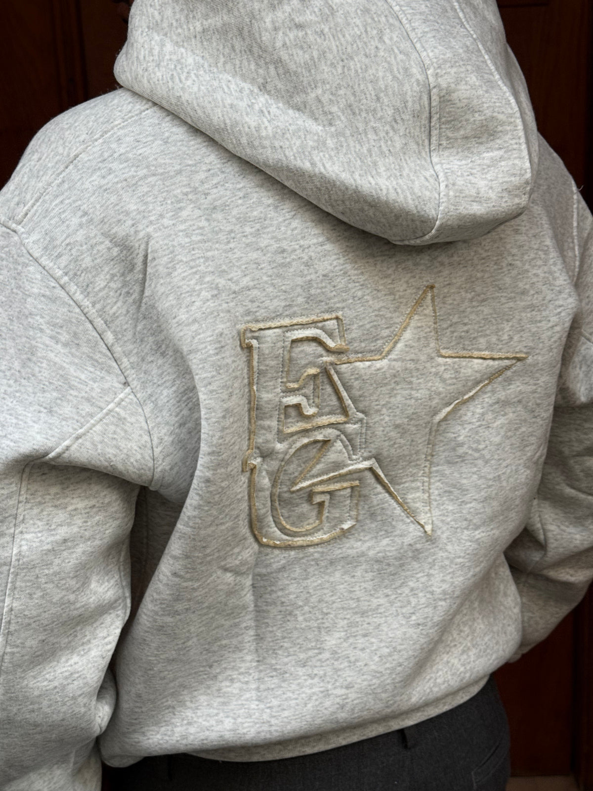 HOODIES ZIP EG GREY BL