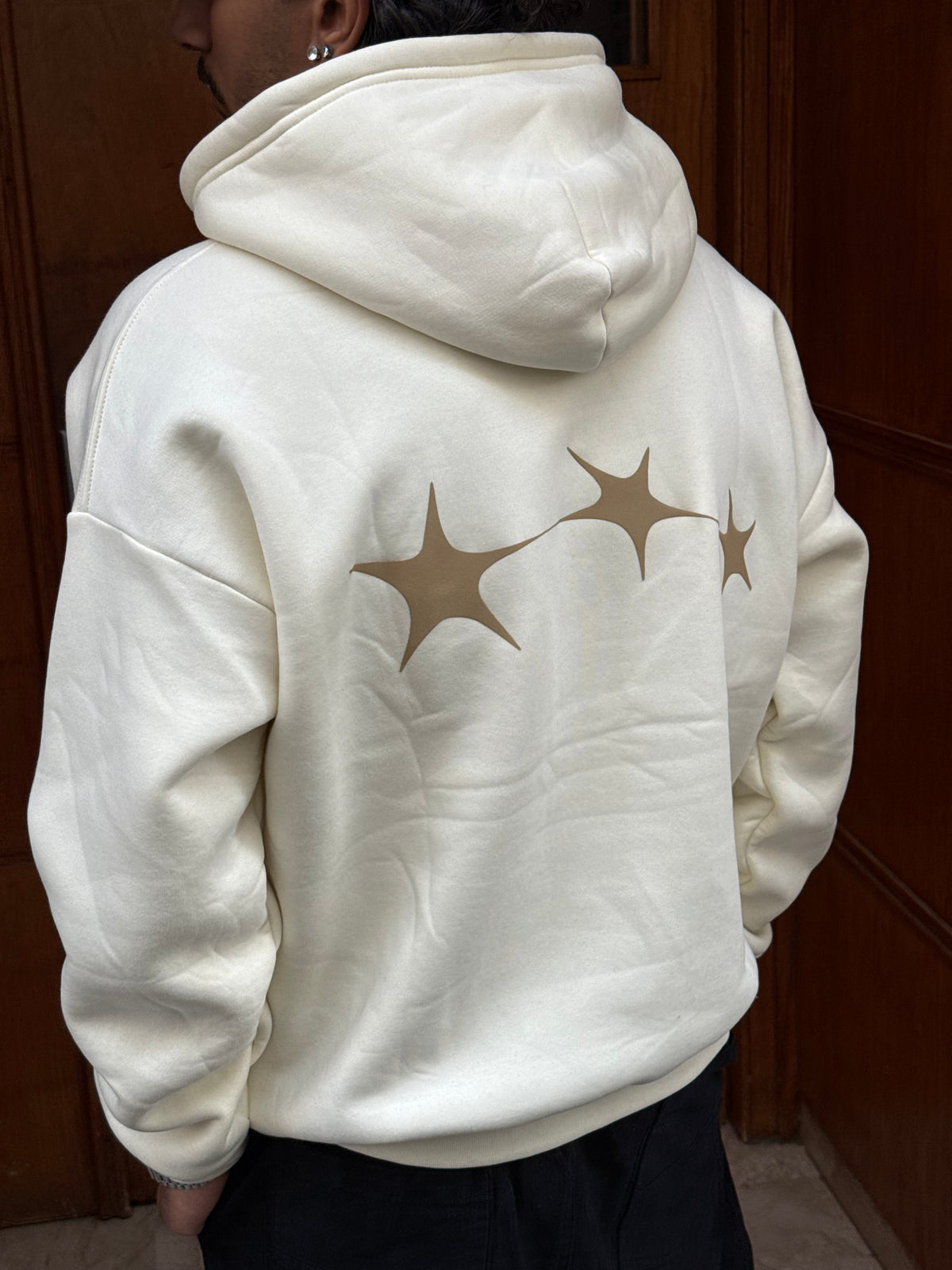 HOODIES STARS ECRU OVX