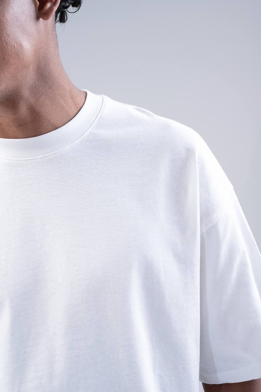 T-SHIRT BASIC OVERSIZE BLANC