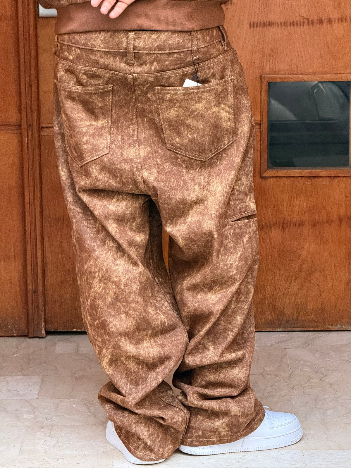 BAGGY JEANS IMPRIME BROWN