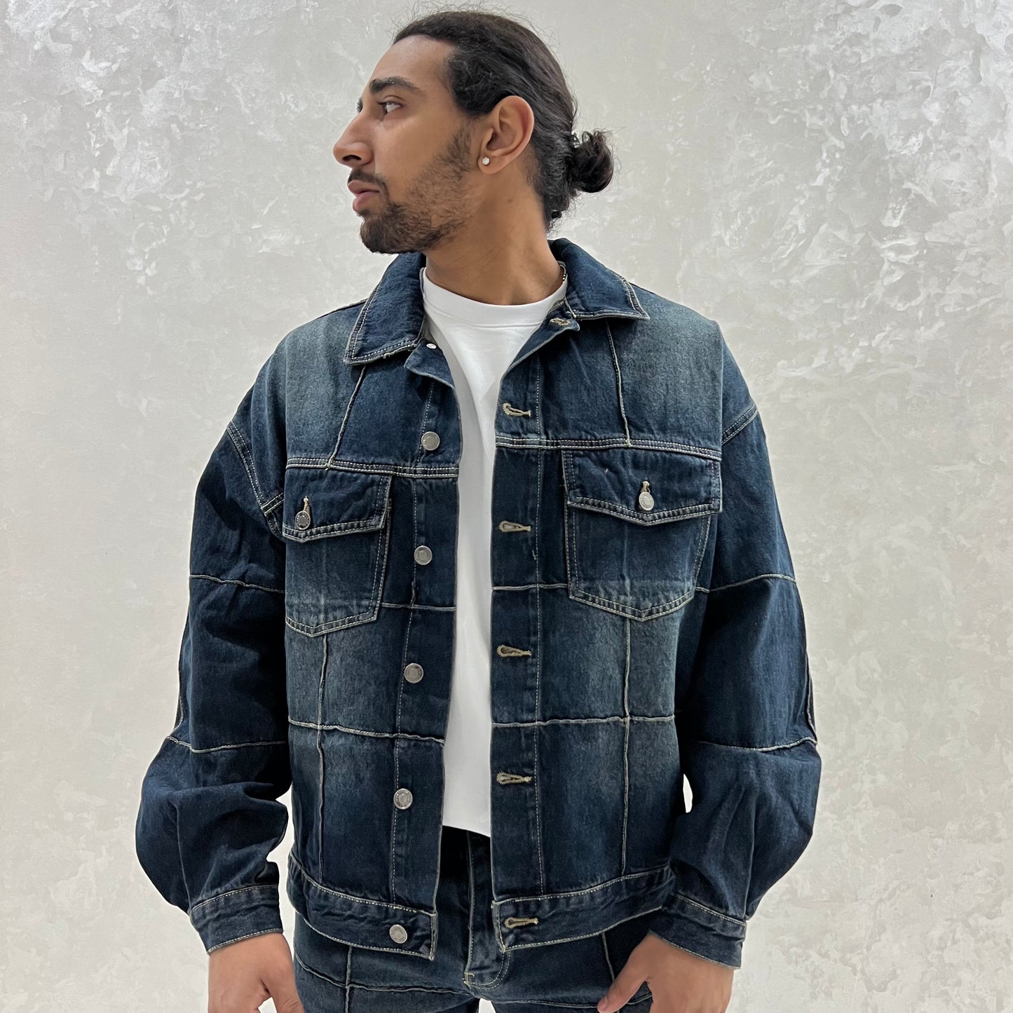 Ensemble jeans bleu dirty