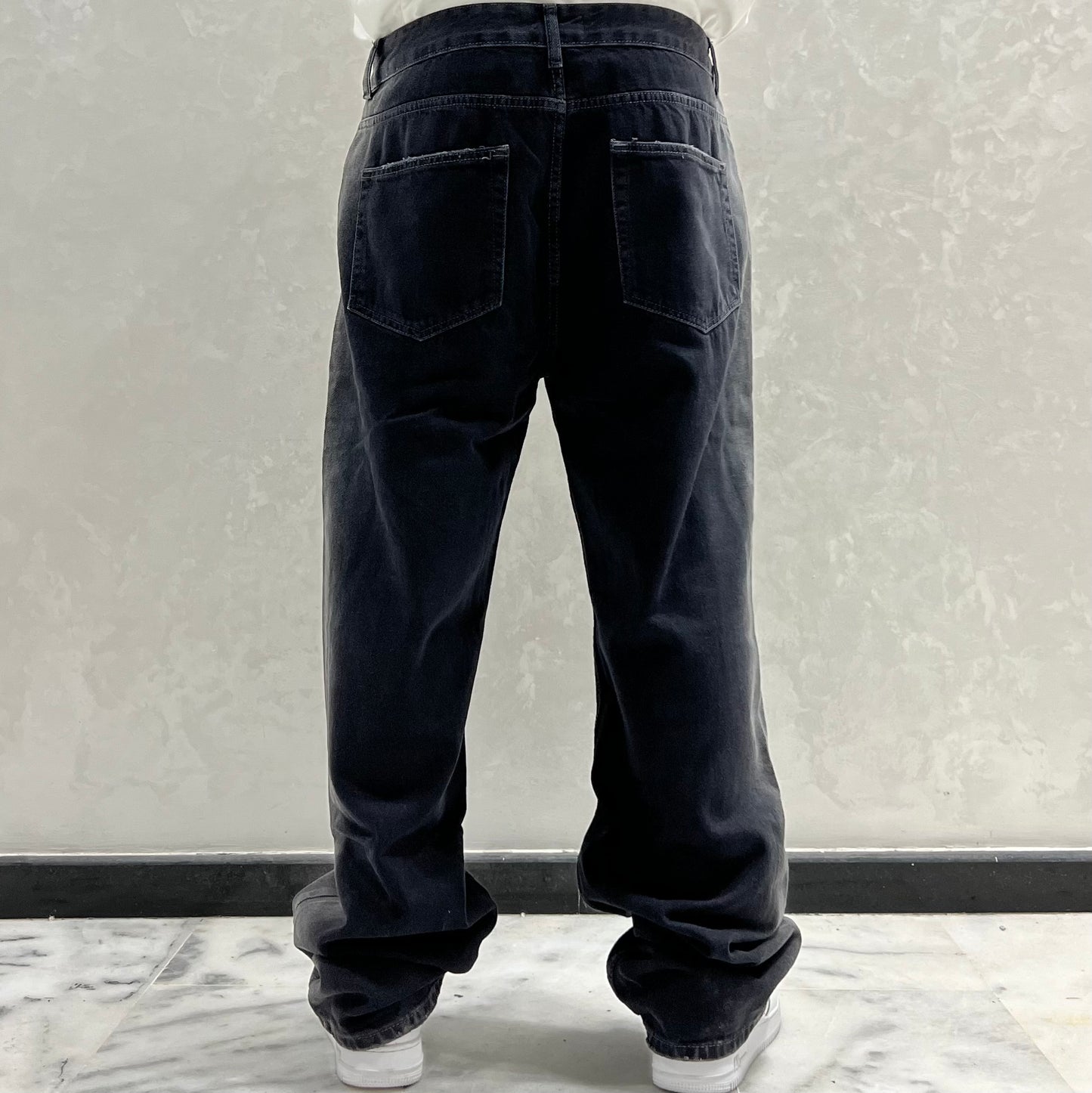 BAGGY JEANS NOIR DEGRADE