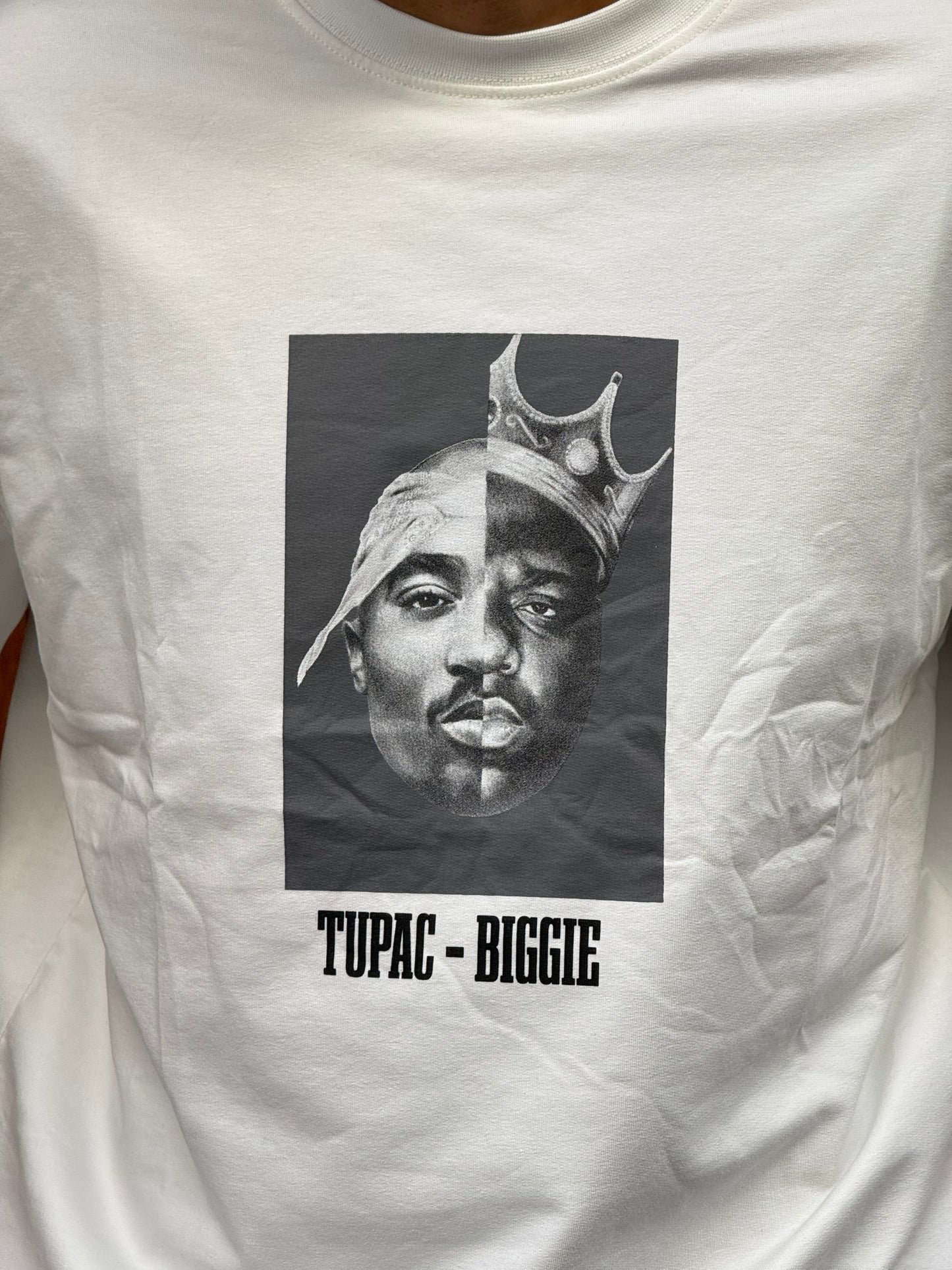T-SHIRT TUPAC-BIGGIE WHITE ESCO