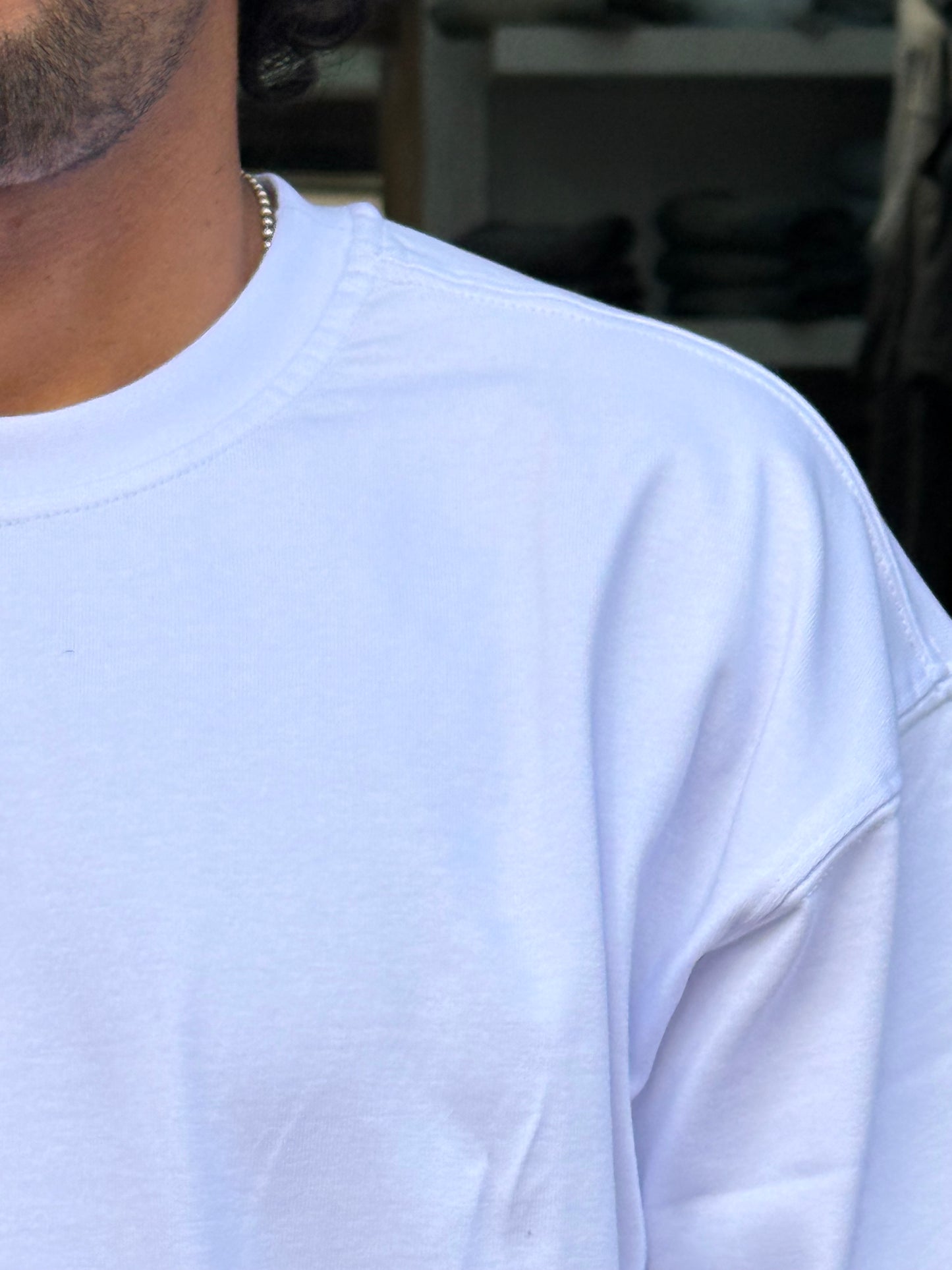 T-SHIRT OVERSIZE BLANC