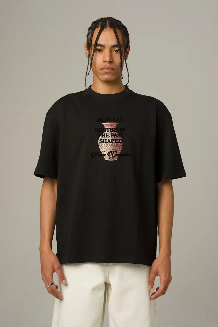 T-SHIRT BU BLACK T-44
