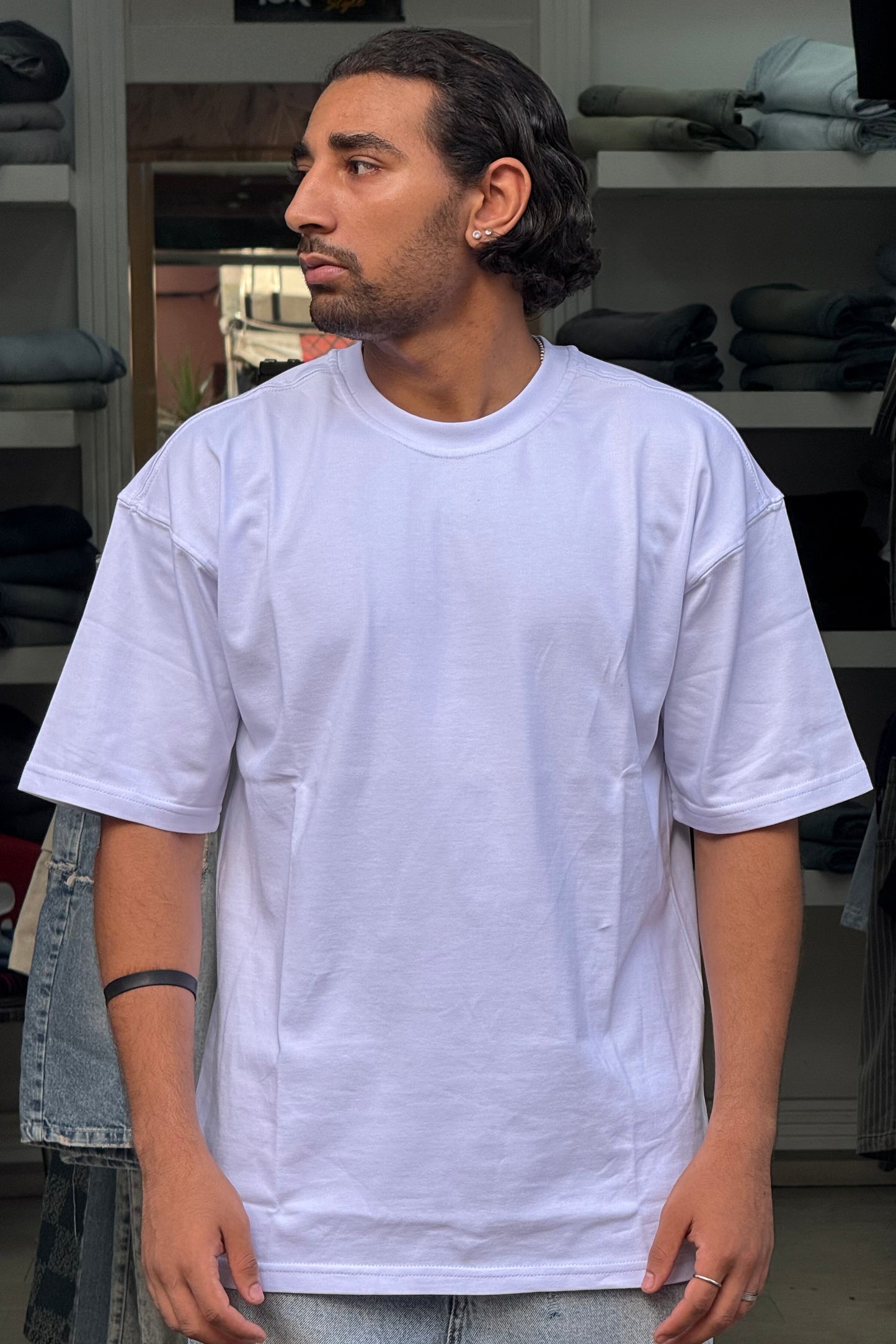 T-SHIRT OVERSIZE BLANC