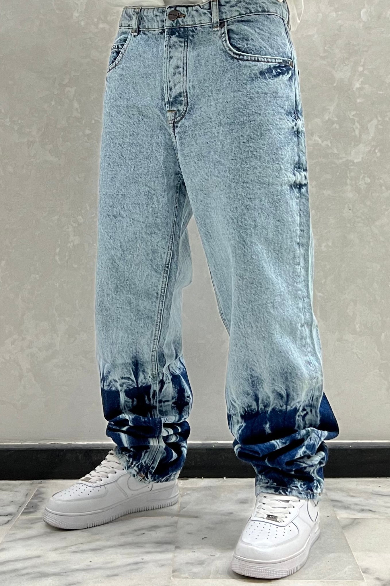 BAGGY JEANS BI (FIRE) delave