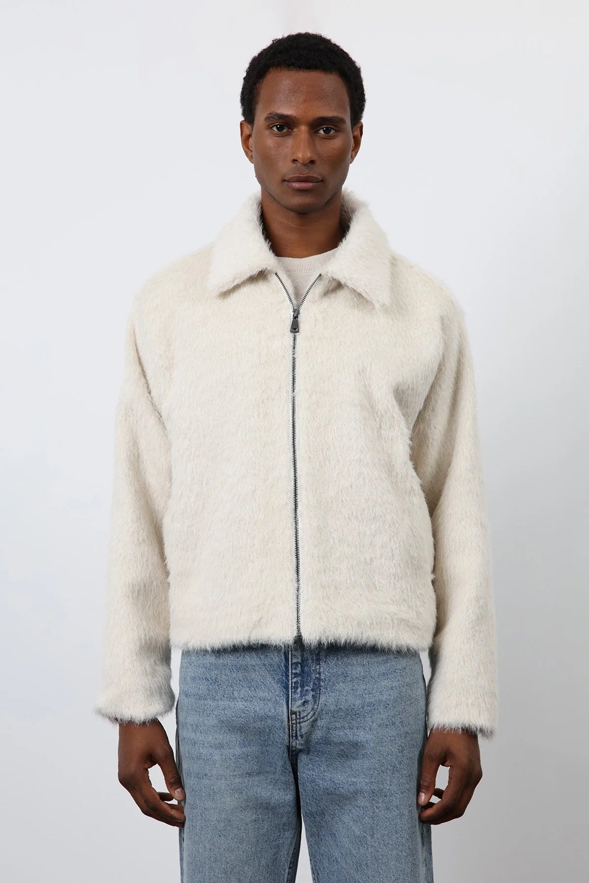 Soft Textured Jacket WHITE A25Y8331 ANT