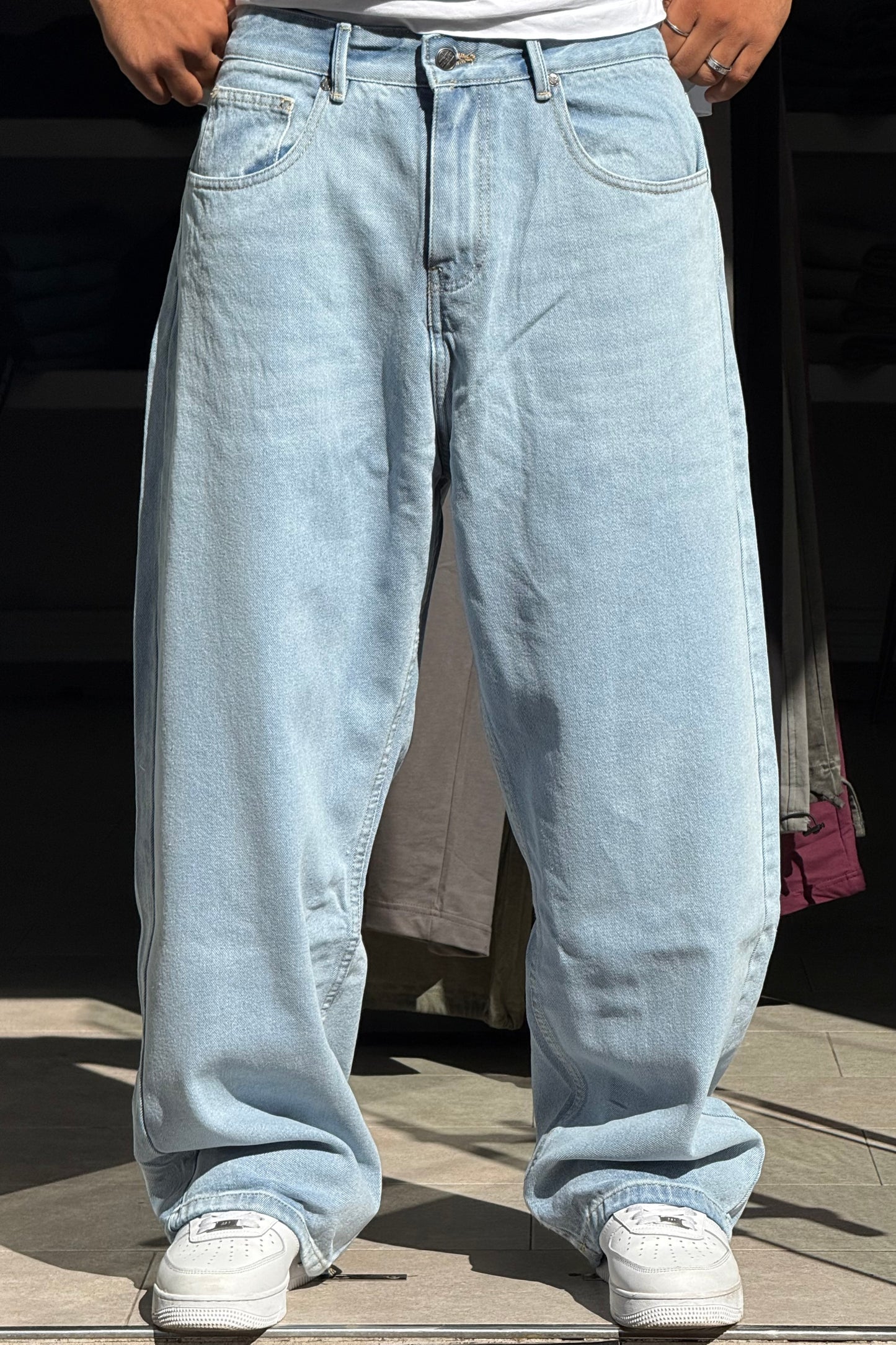 BAGGY JEANS L'INTROUVABLE (DELAVE)