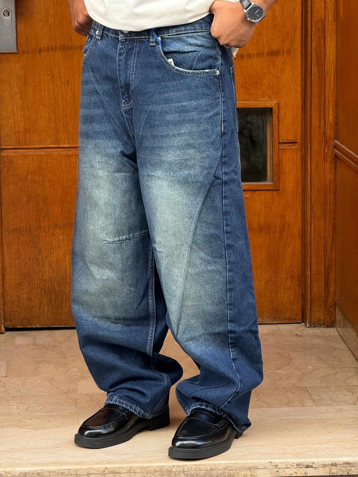 BALLOON FIT JEAN BLEU GST 00450