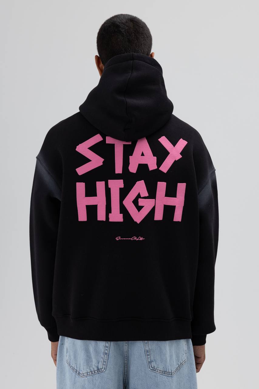 HOODIES STAY HIGH BLACK