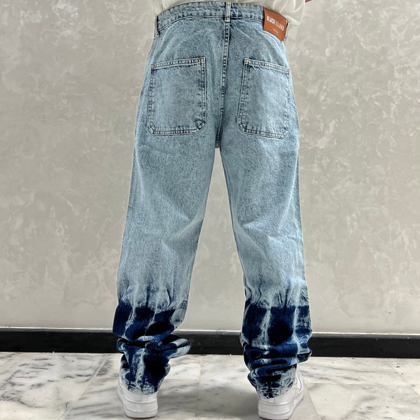 BAGGY JEANS BI (FIRE) delave