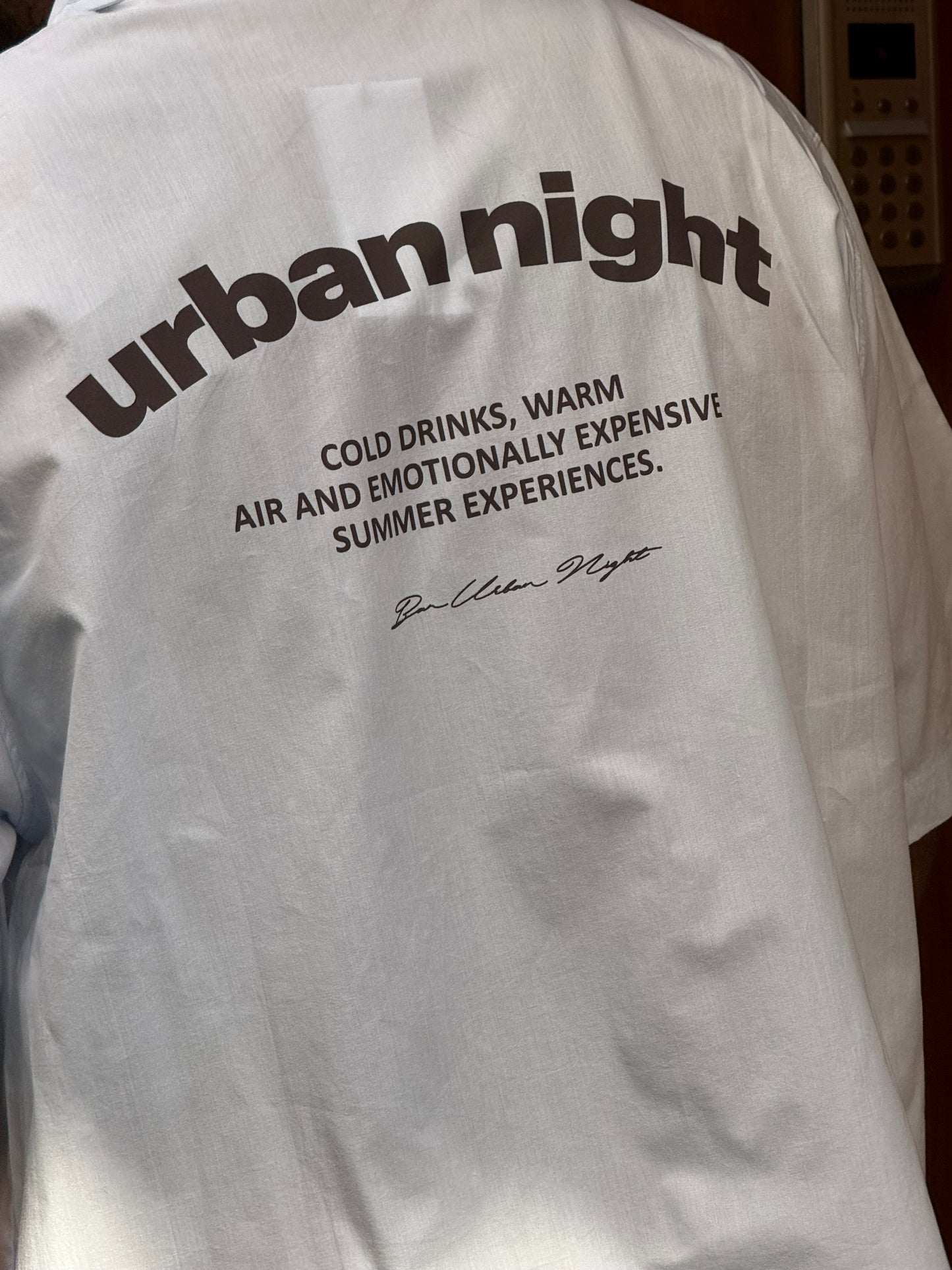 CHEMISE CROP URBAN NIGHT BR BLUE 10-240