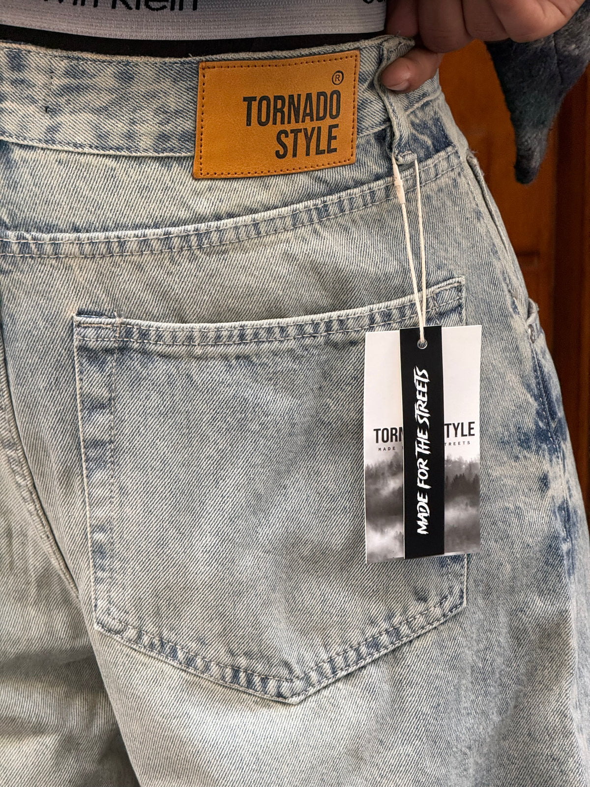 SUPPER BAGGY JEANS TORNADO STYLE (DIRTY CLAIR)