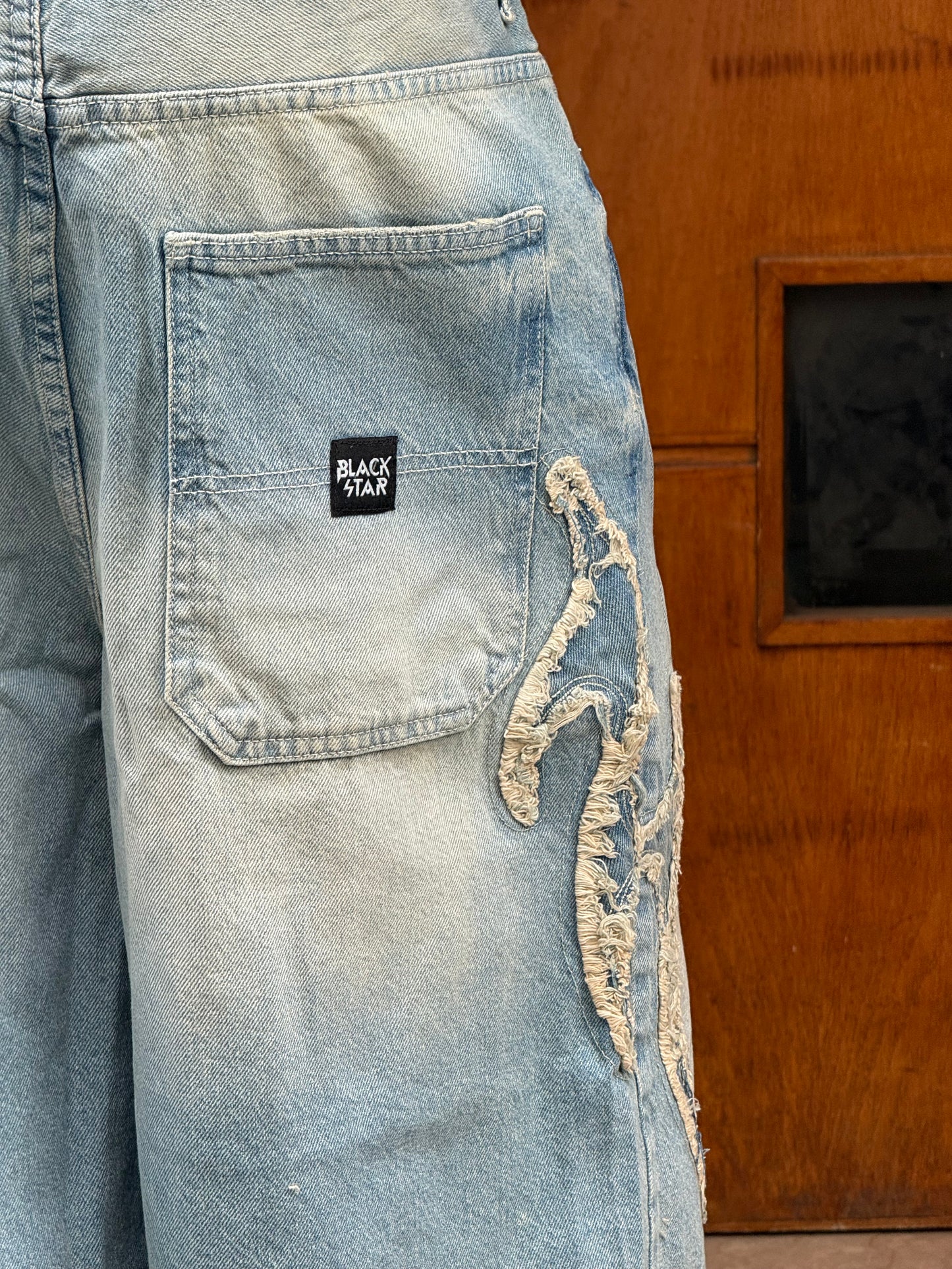 BAGGY JORTS FIRE DIRTY CLAIR BS