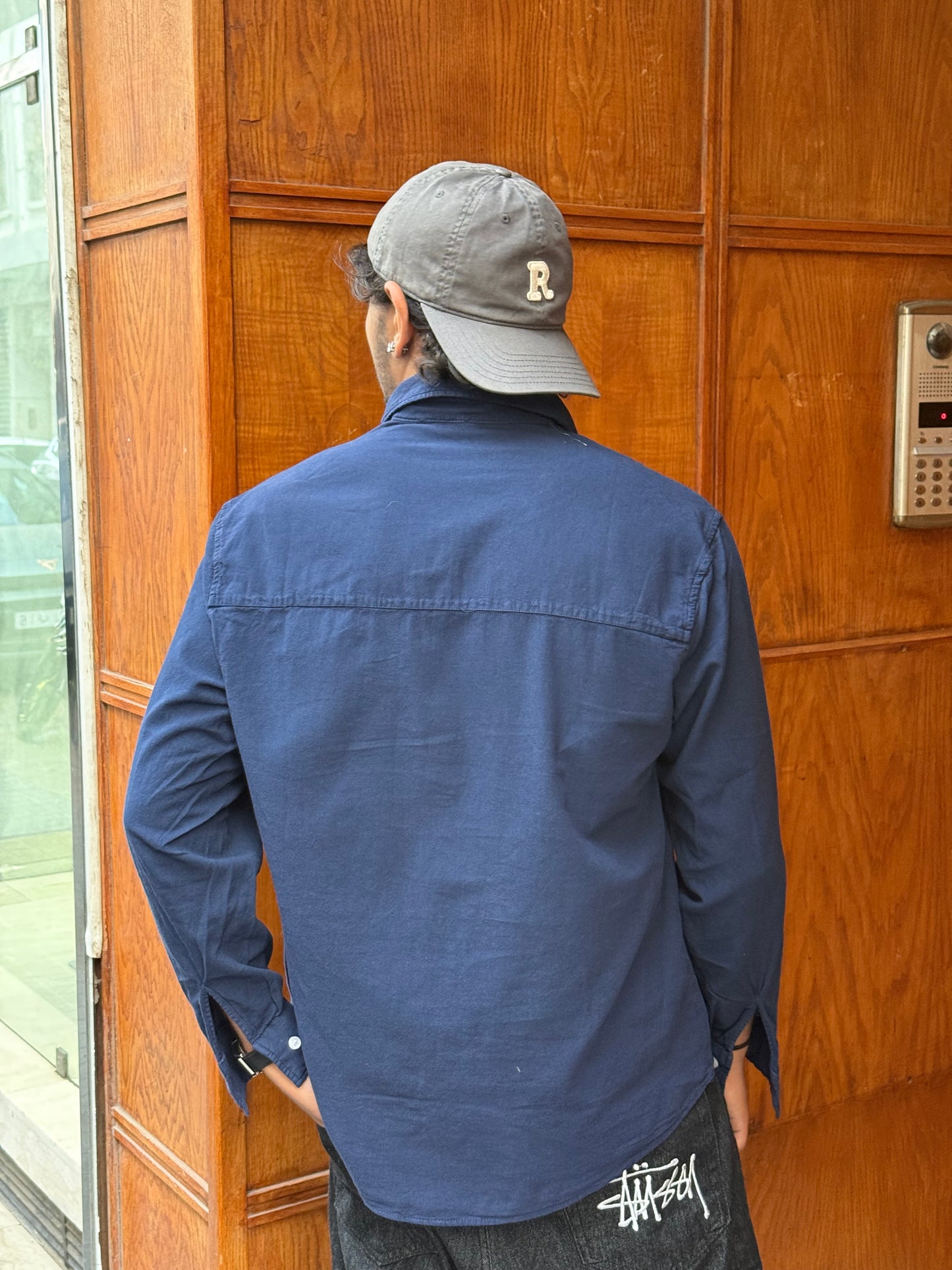 CHEMISE LIN J&J BLEU Y144