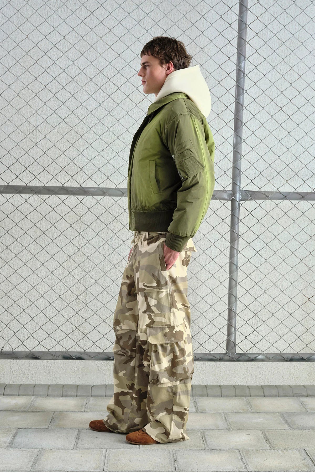 JACKET WASHED GREEN GST 5758