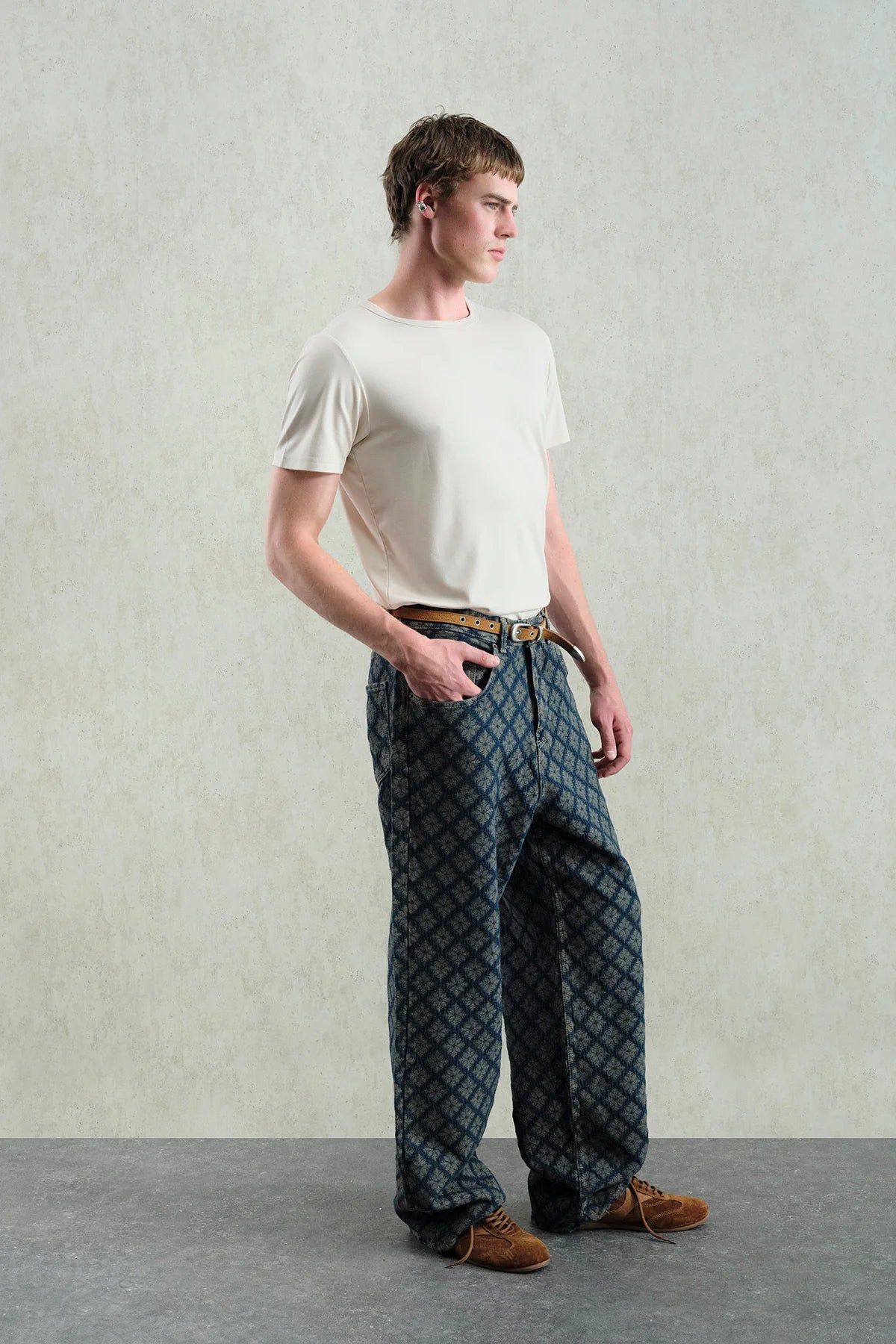 BAGGY FIT JEAN ARTISANAT 5002