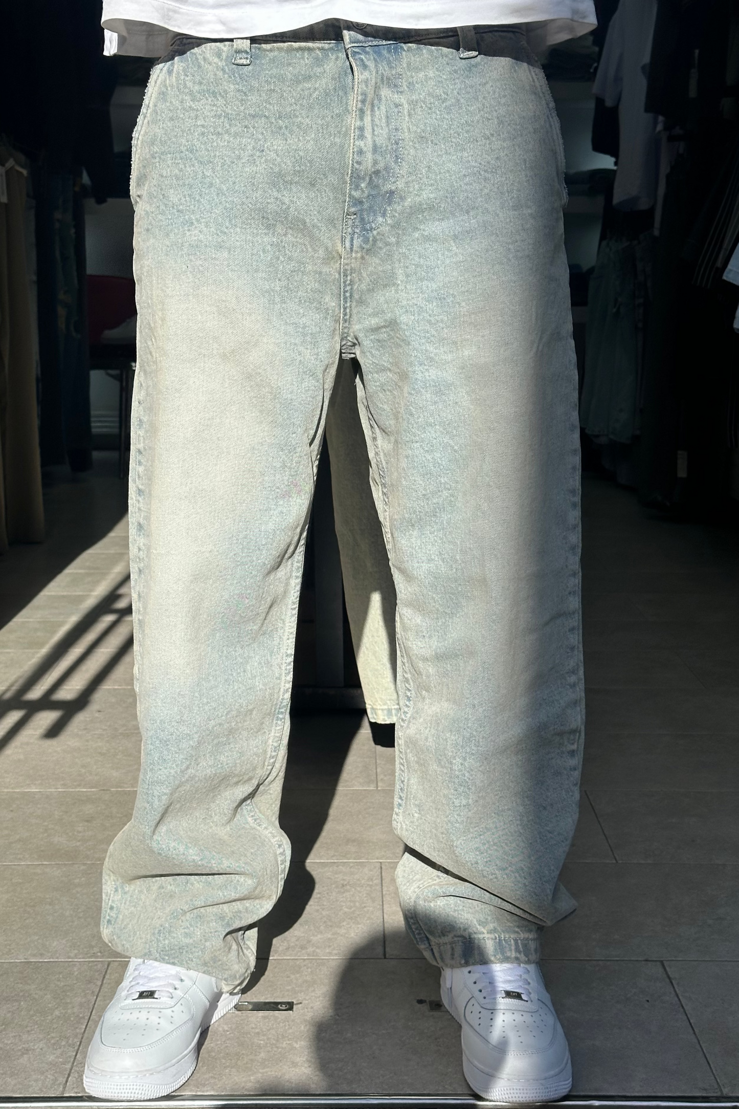 SKATER JEANS DIRTY CLAIR
