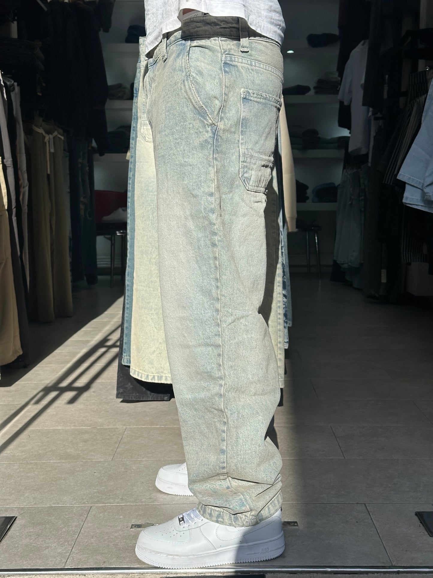 SKATER JEANS DIRTY CLAIR