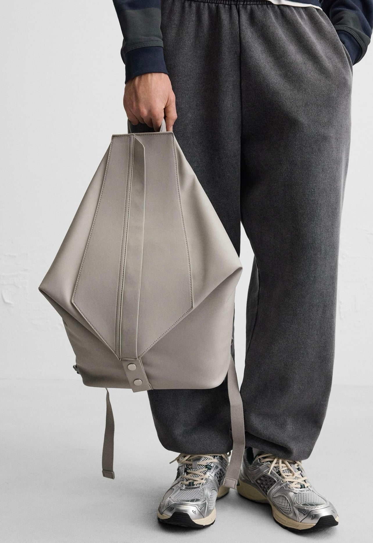 BACKPACK GEOMETRIC ZARA BEIGE