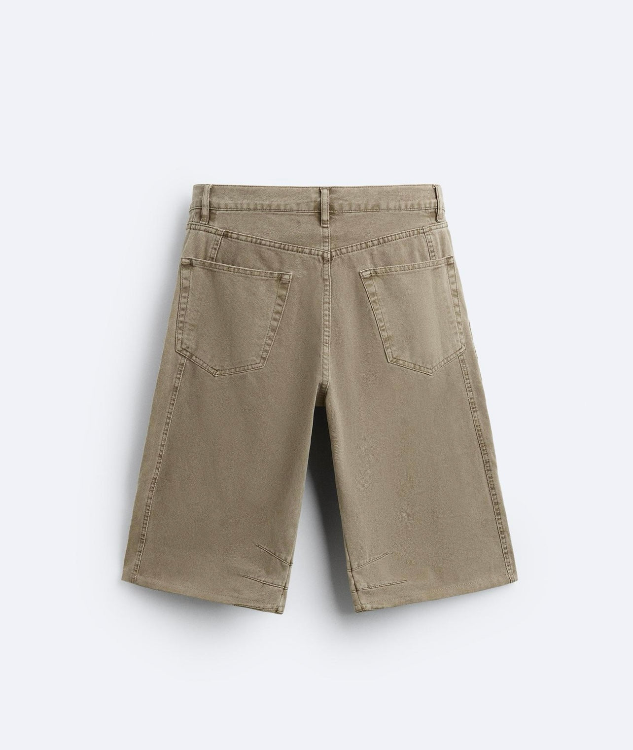 CARGO POCKET DENIM BERMUDA SHORTS ZARA
