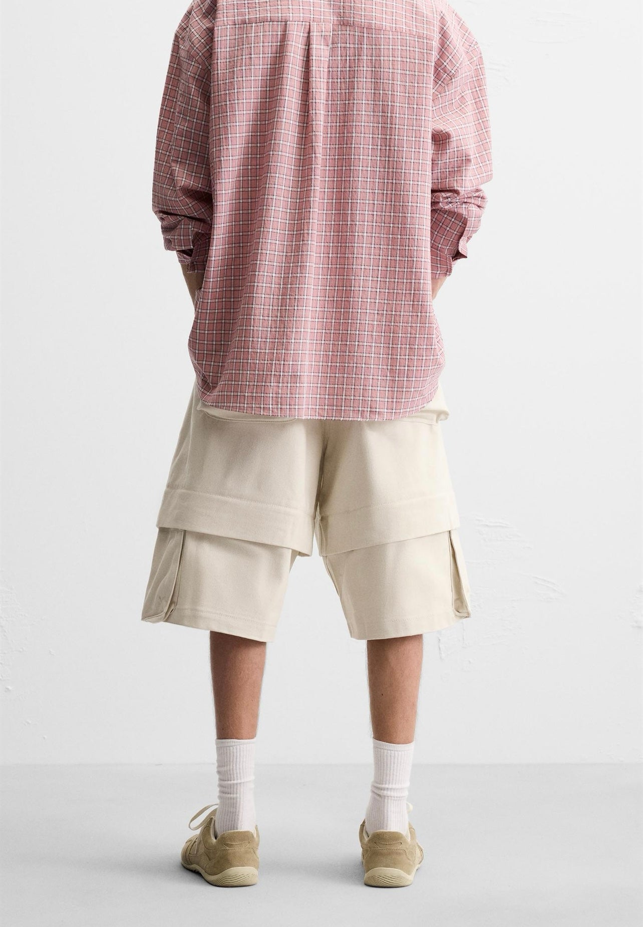 DETACHABLE CARGO BERMUDA SHORTS ZARA