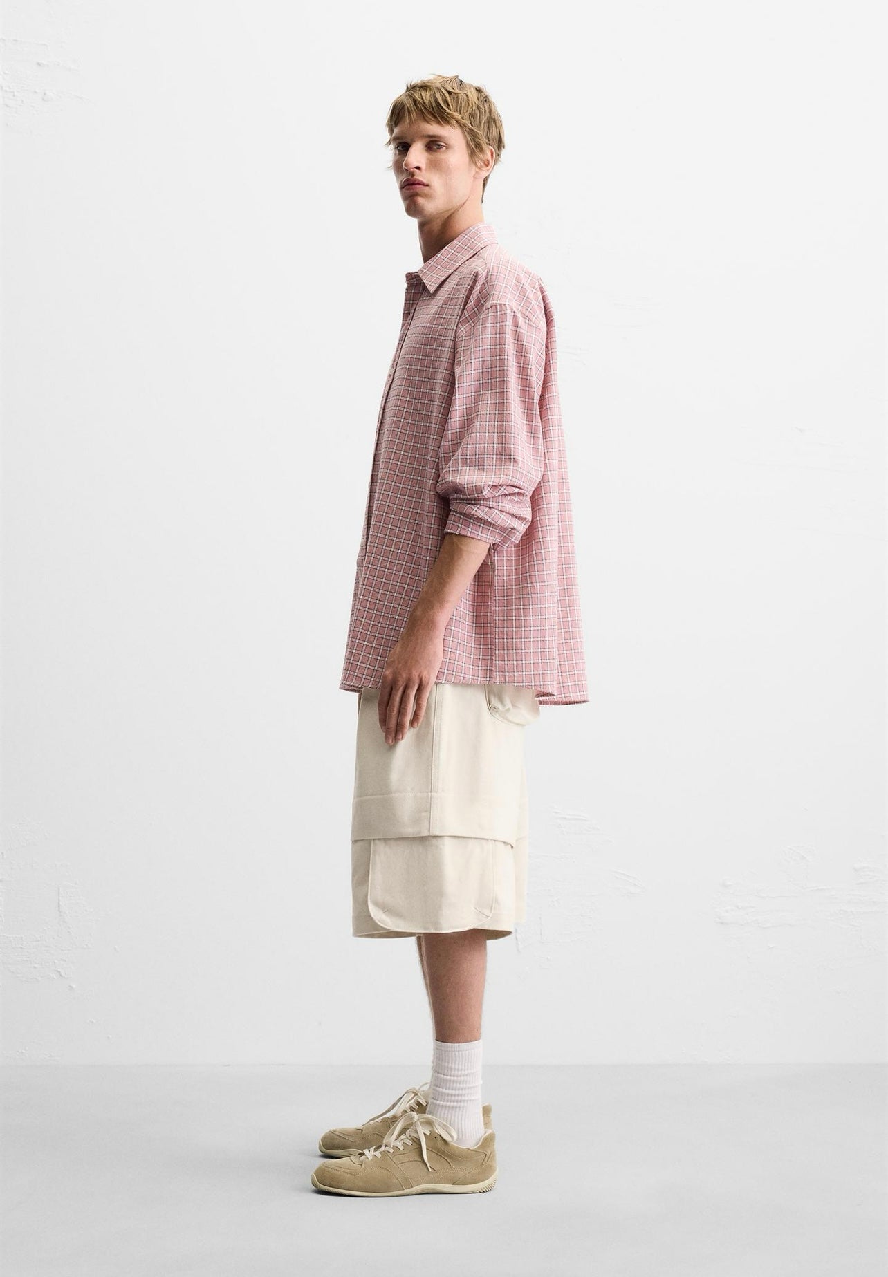 DETACHABLE CARGO BERMUDA SHORTS ZARA