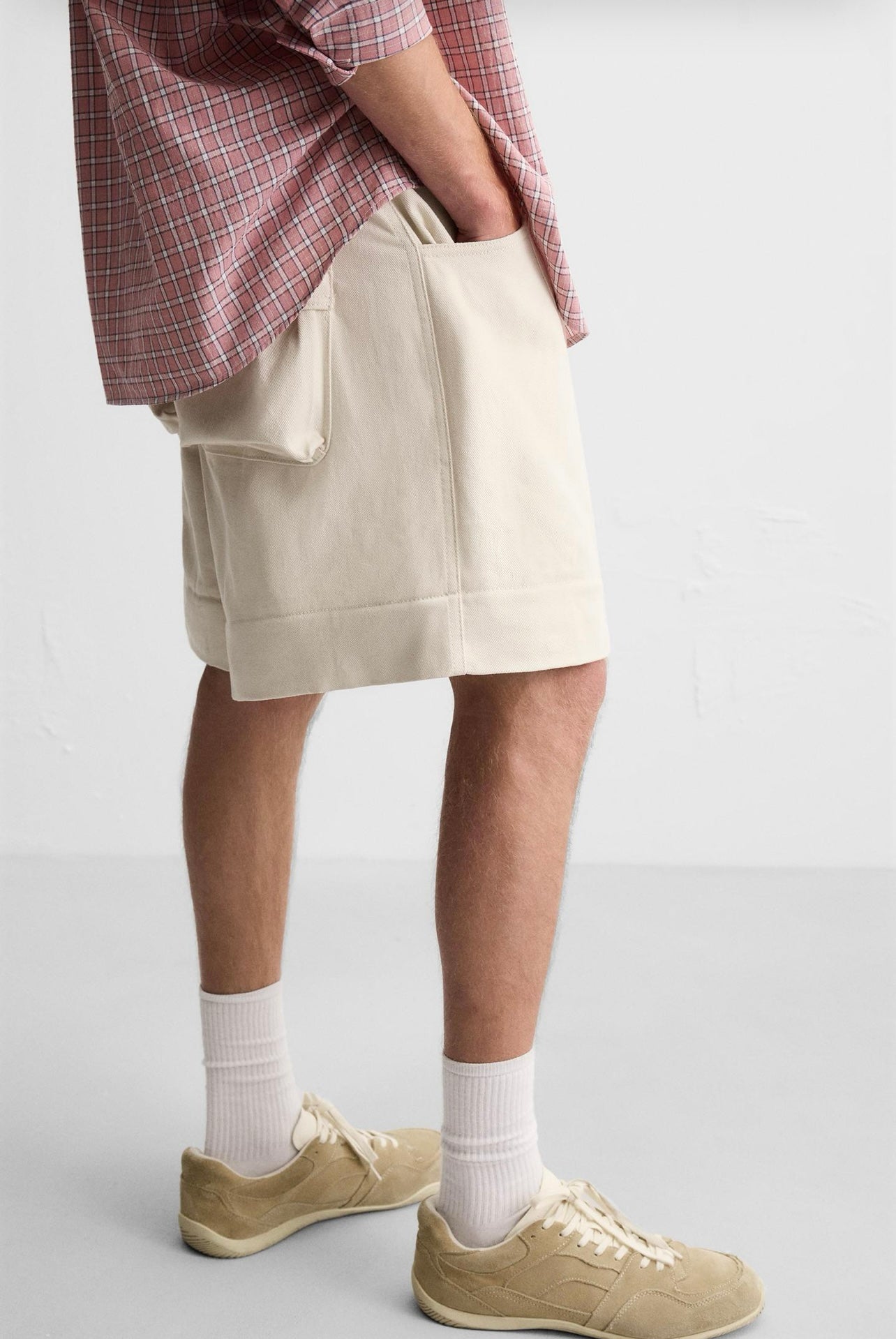 DETACHABLE CARGO BERMUDA SHORTS ZARA