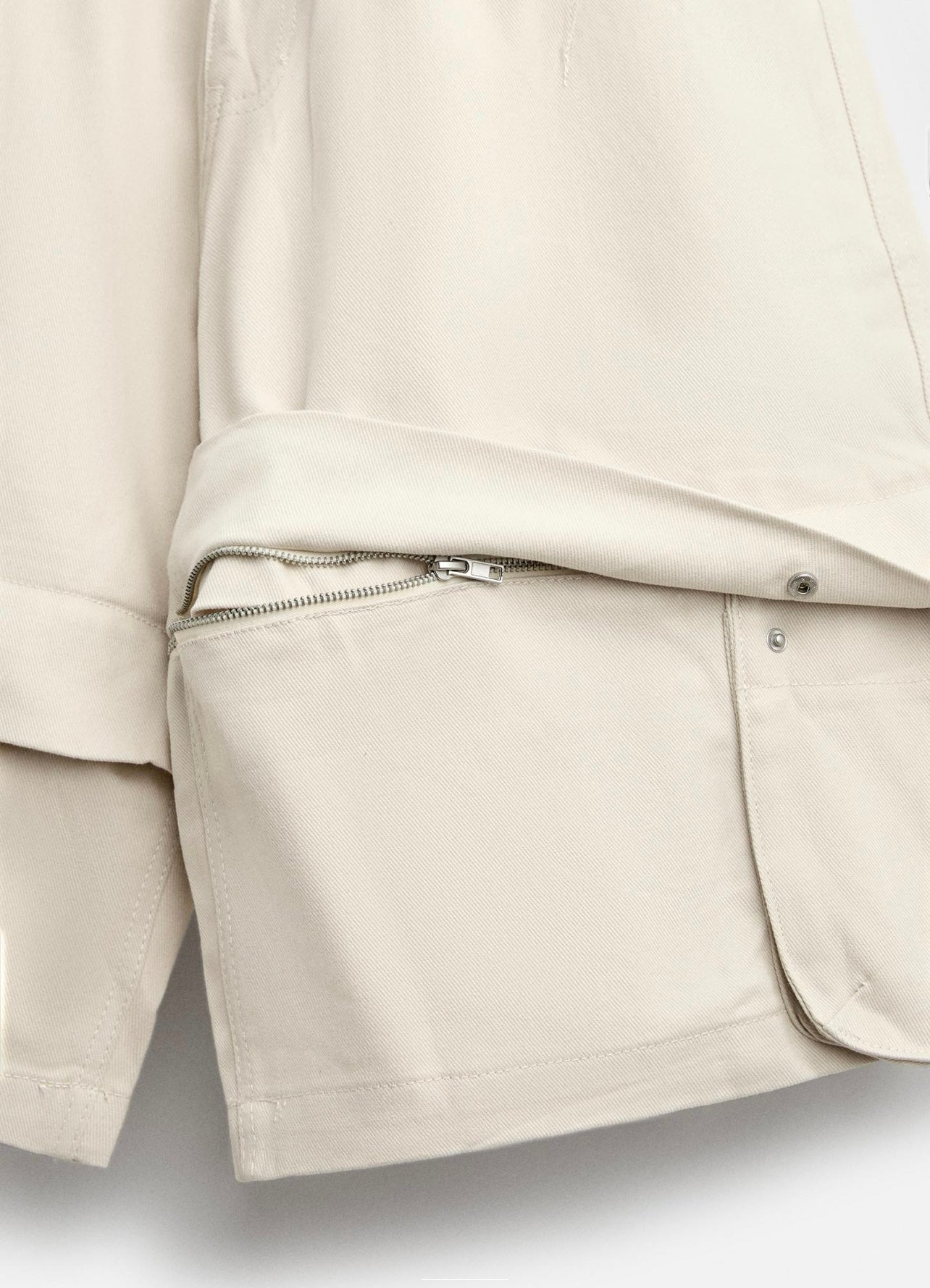 DETACHABLE CARGO BERMUDA SHORTS ZARA