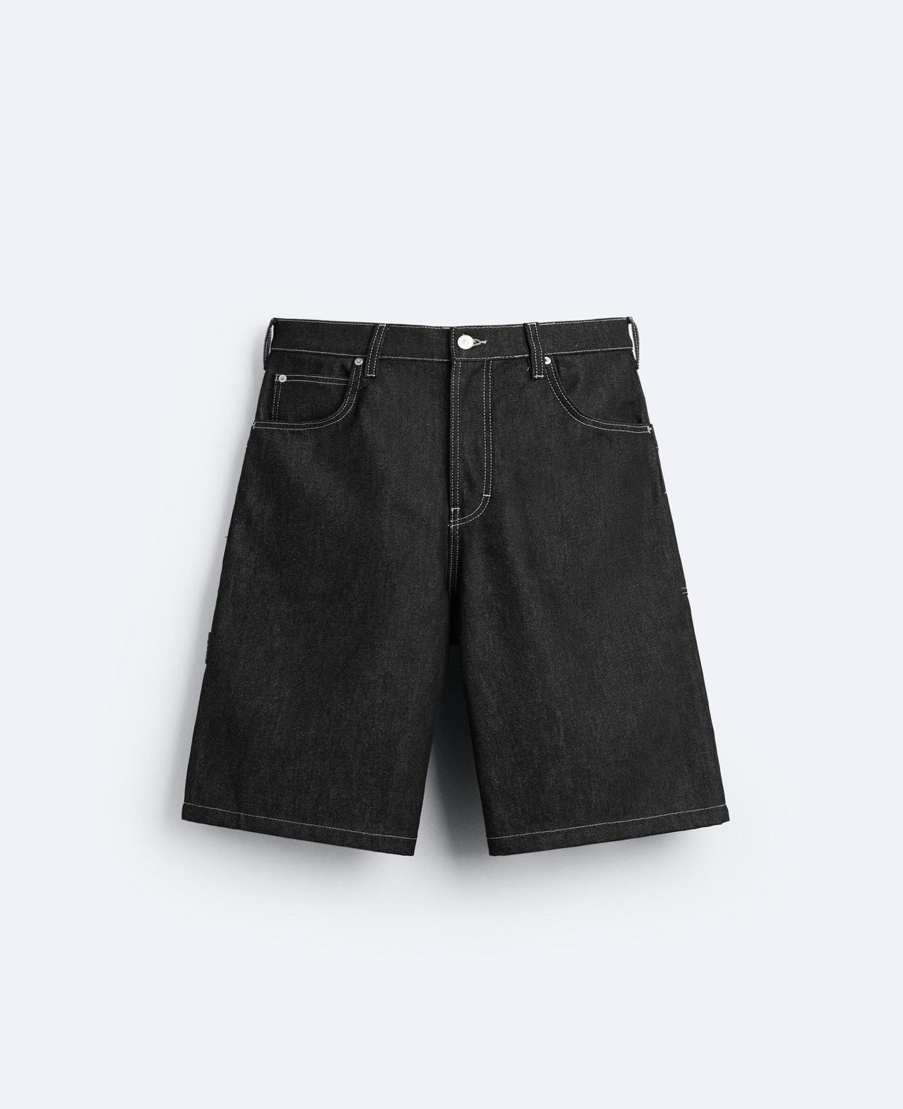 CARPENTER BERMUDA SHORTS WHITH POCKET ZARA