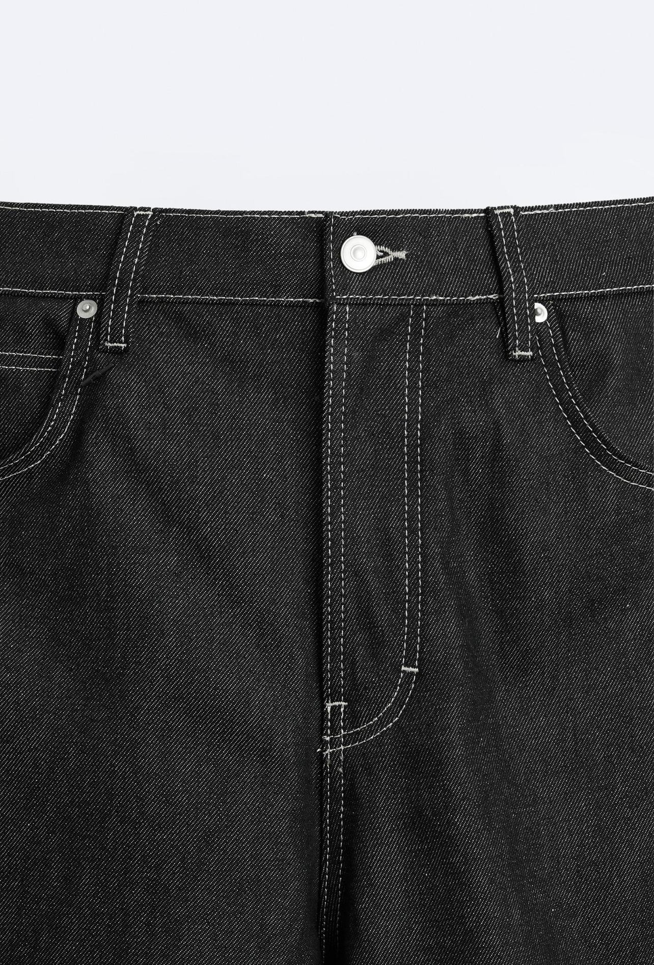 CARPENTER BERMUDA SHORTS WHITH POCKET ZARA