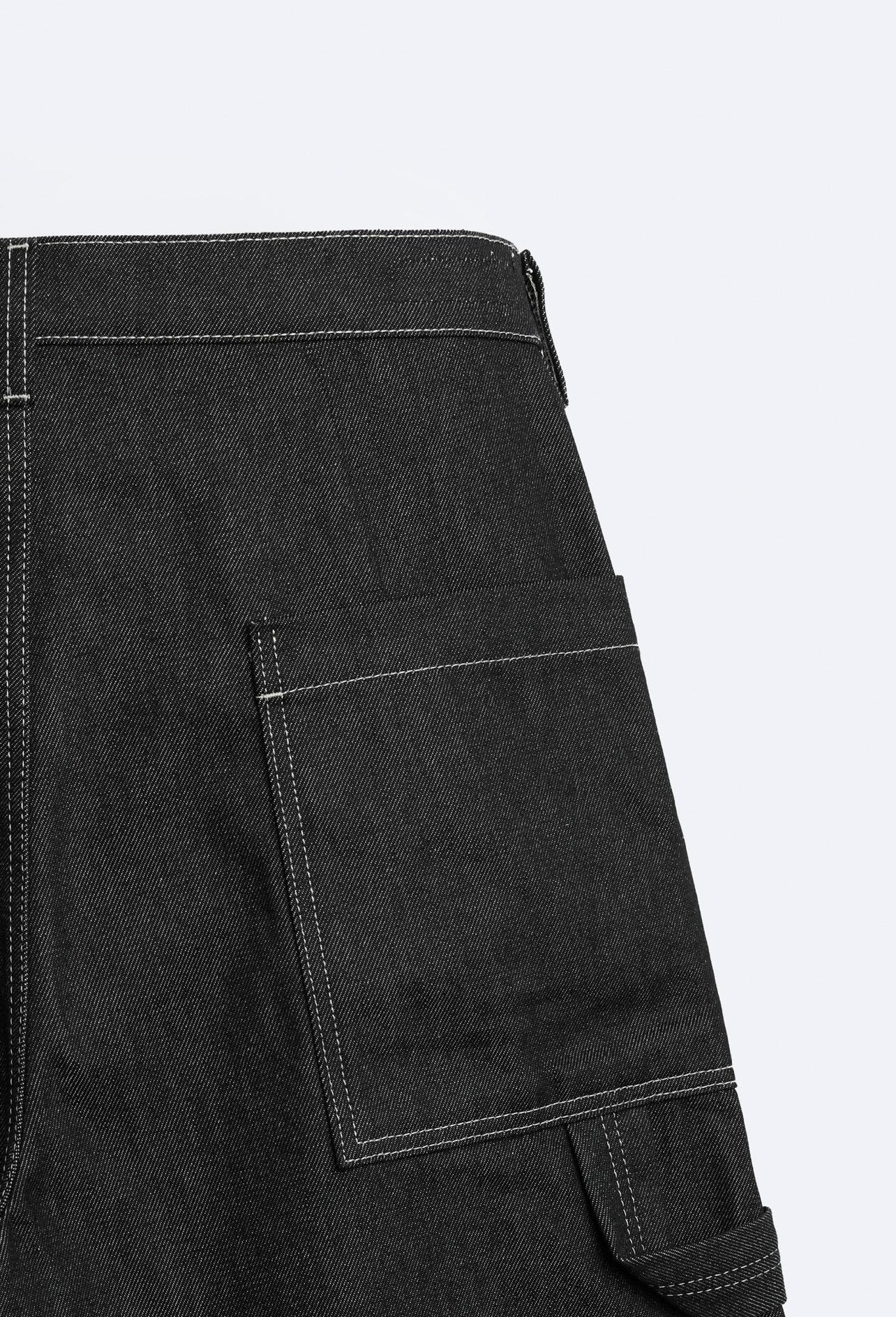 CARPENTER BERMUDA SHORTS WHITH POCKET ZARA