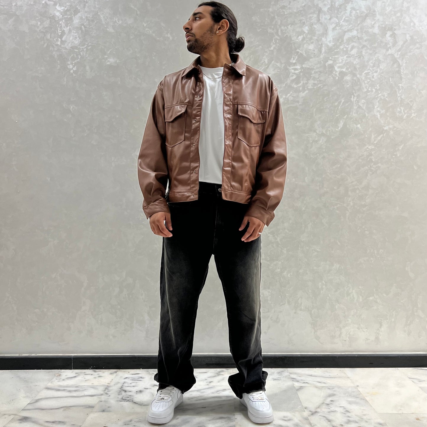 Jacket en sky (MARRON)