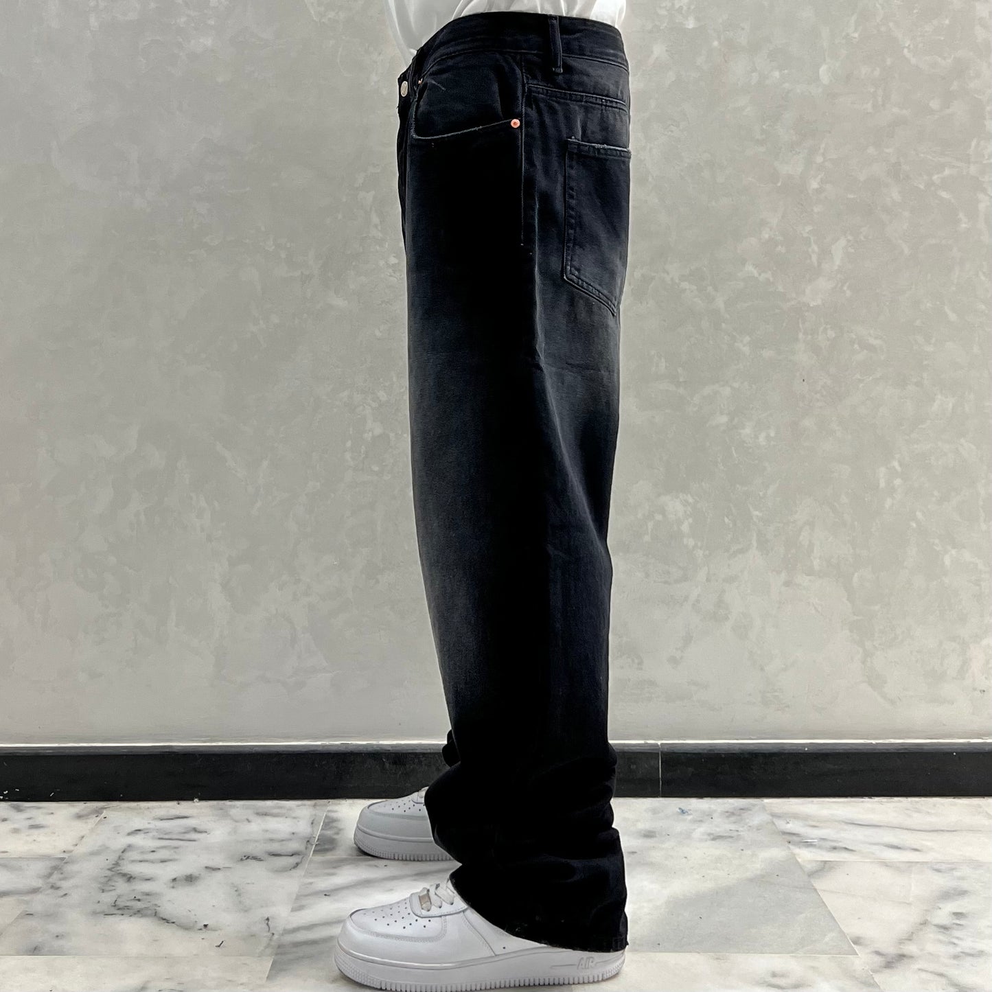 BAGGY JEANS NOIR SIMPLE
