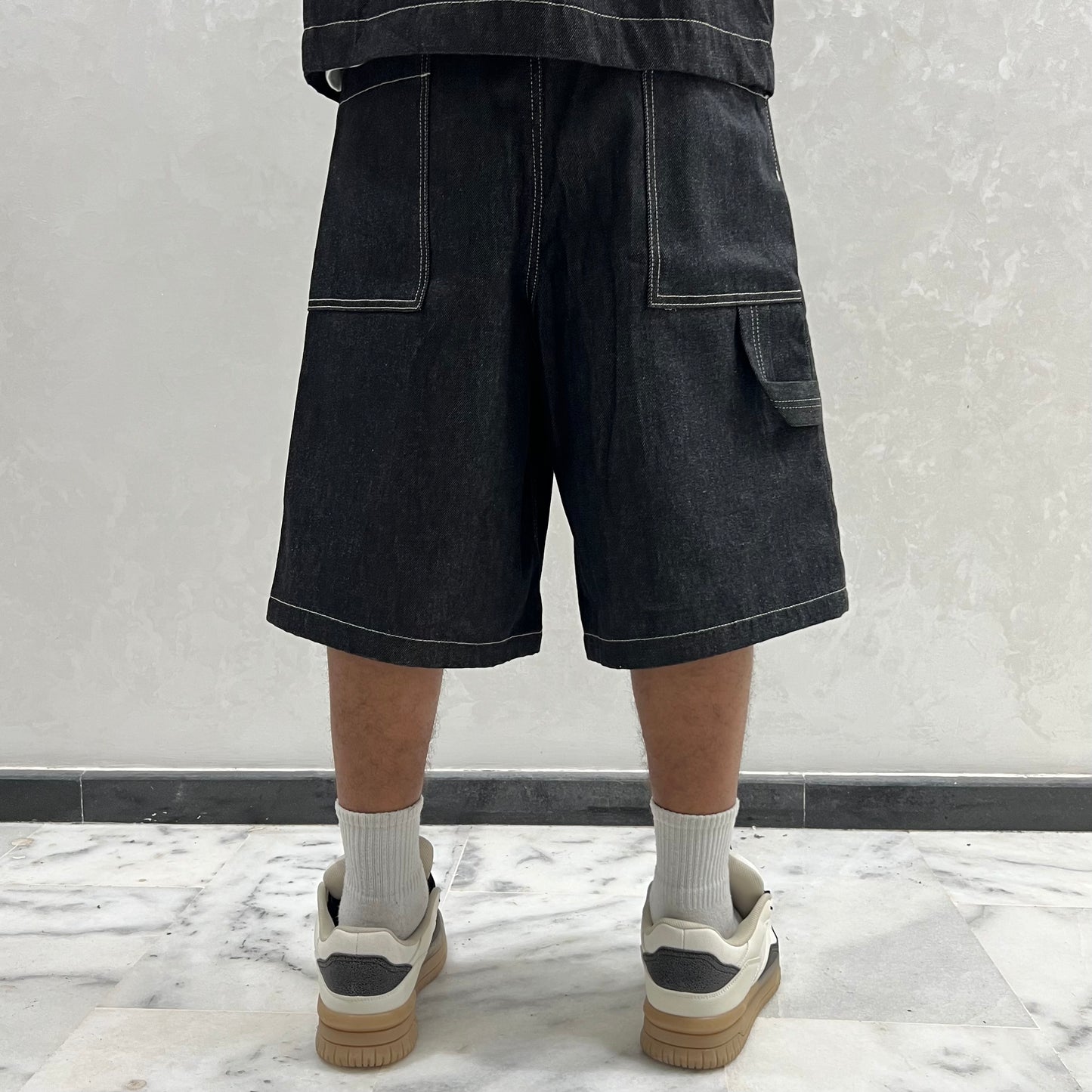 ENSEMBLE DENIM GRIS NOIR