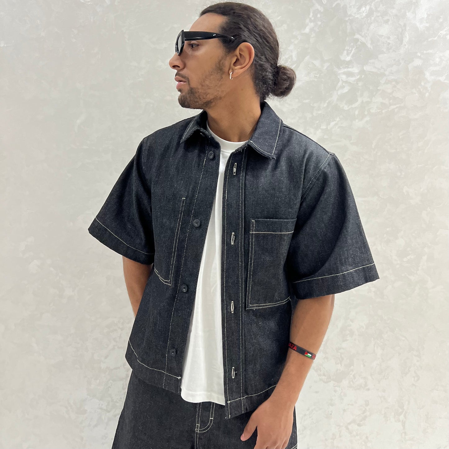 ENSEMBLE DENIM GRIS NOIR