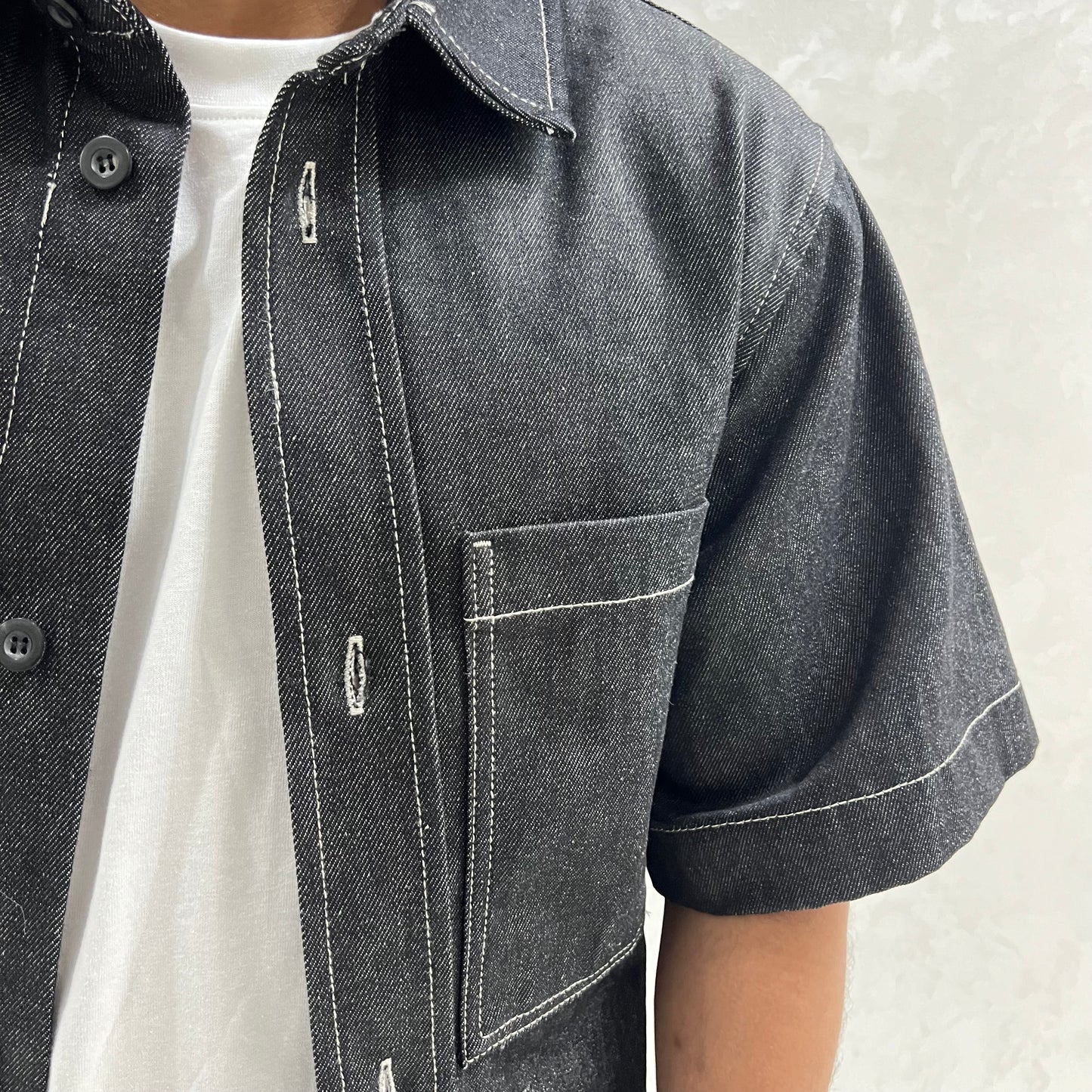 ENSEMBLE DENIM GRIS NOIR
