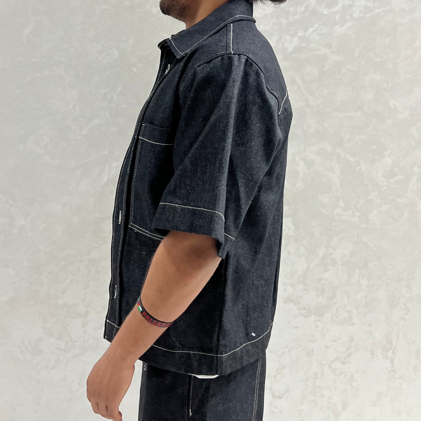 ENSEMBLE DENIM GRIS NOIR