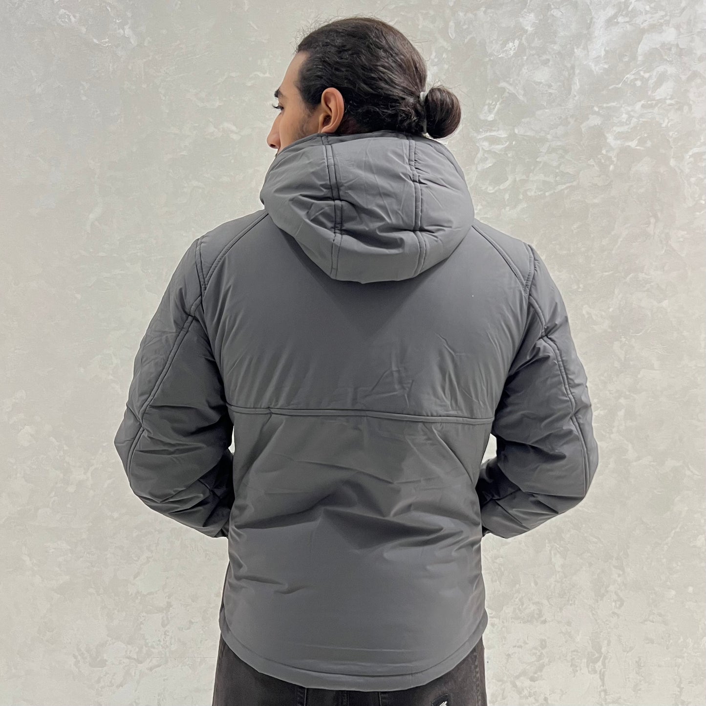 Jacket whith pouch pocket pull & bear GRIS