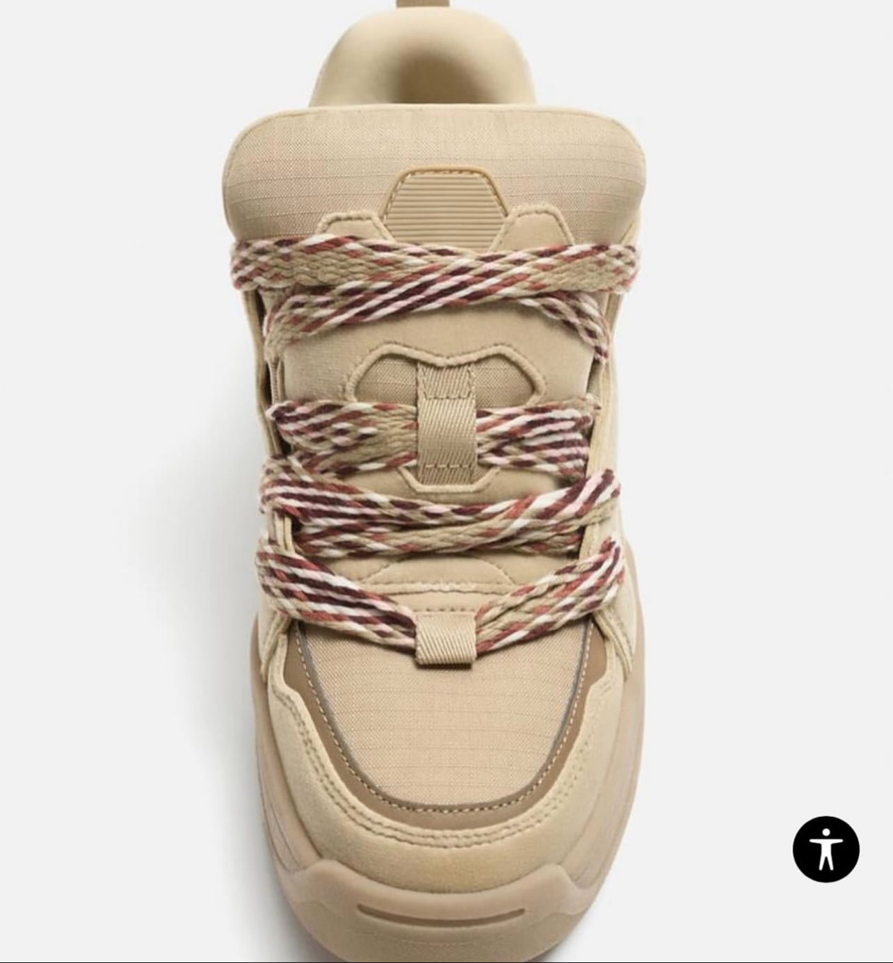SNEAKERS SKATE ZARA BEIGE